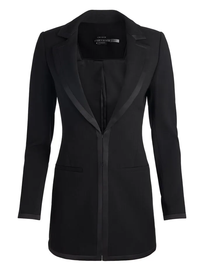 Alice Olivia JACKETS COATS WOMEN MYA FITTED BLAZER Black