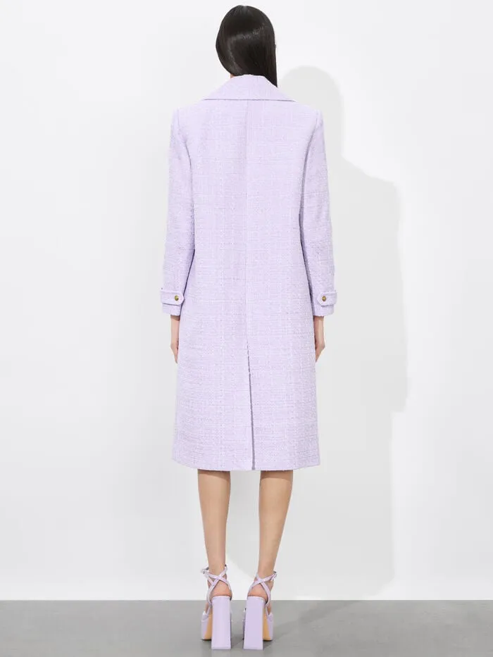 Alice Olivia JACKETS COATS WOMEN NICHOLAS DOUBLE BREASTED COAT Lilac