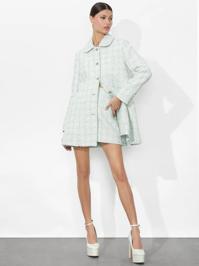 Alice Olivia JACKETS COATS WOMEN PURCELL PEACOAT Sea Spray