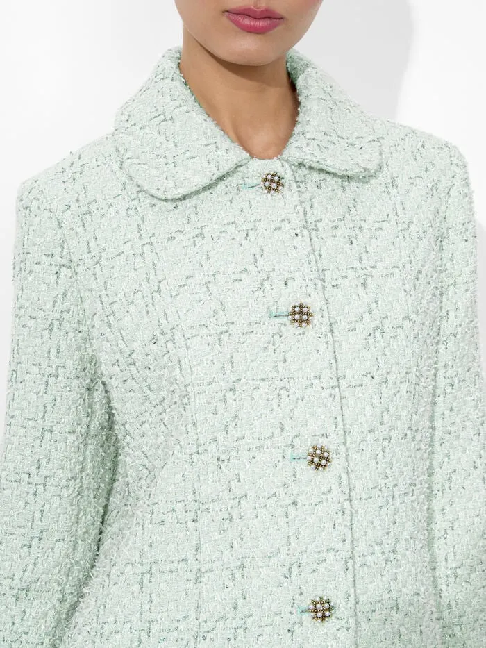 Alice Olivia JACKETS COATS WOMEN PURCELL PEACOAT Sea Spray