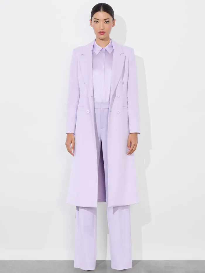 Alice Olivia JACKETS COATS WOMEN SHEPHERD LONG BLAZER Lilac