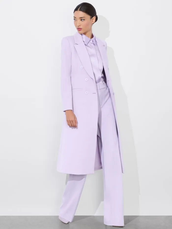 Alice Olivia JACKETS COATS WOMEN SHEPHERD LONG BLAZER Lilac