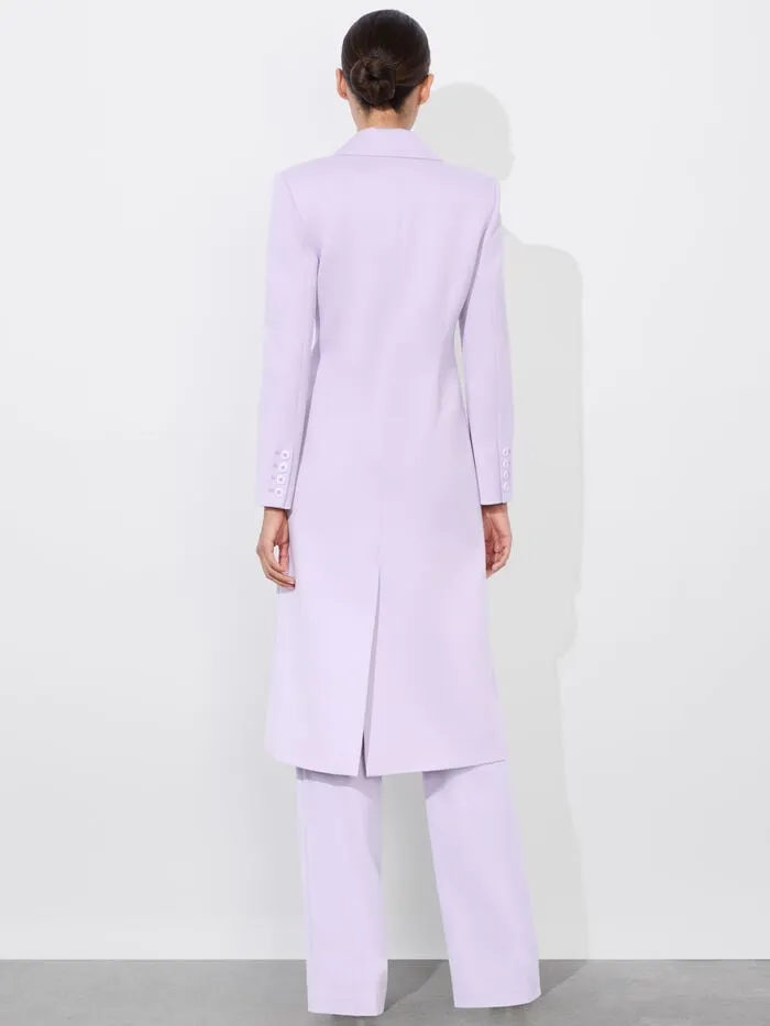 Alice Olivia JACKETS COATS WOMEN SHEPHERD LONG BLAZER Lilac