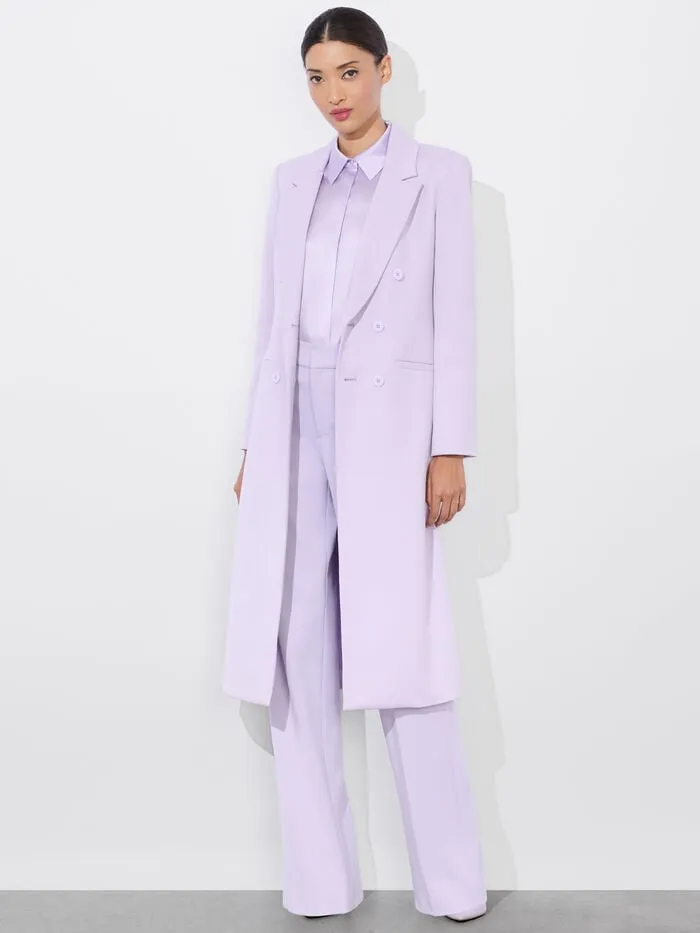 Alice Olivia JACKETS COATS WOMEN SHEPHERD LONG BLAZER Lilac