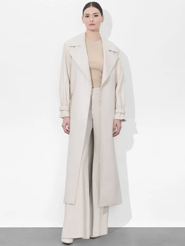 Alice Olivia JACKETS COATS WOMEN SULLIVAN VEGAN TRENCH Chino