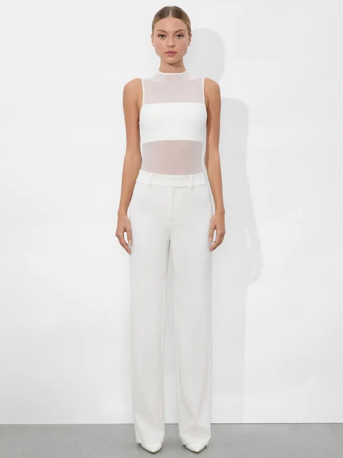 Alice Olivia PANTS WOMEN ALEXANDER TROUSER Off White