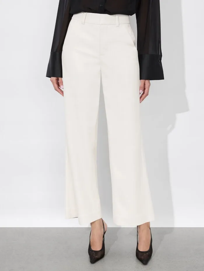 Alice Olivia PANTS WOMEN ALEXANDER VEGAN TROUSER Off White