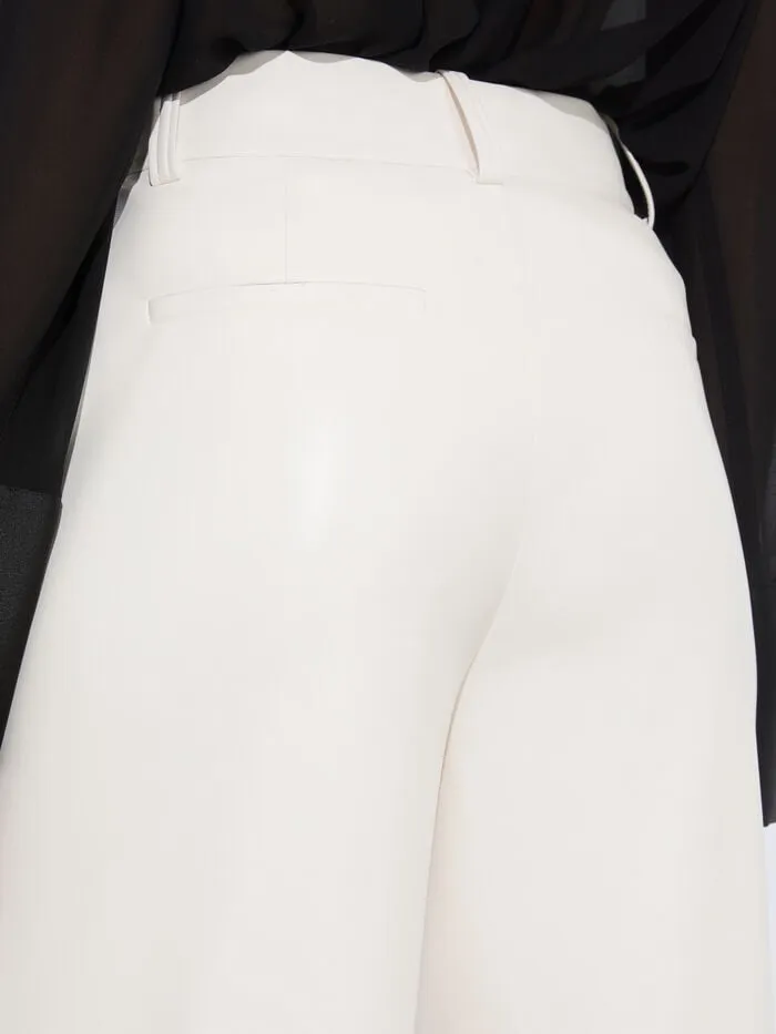 Alice Olivia PANTS WOMEN ALEXANDER VEGAN TROUSER Off White
