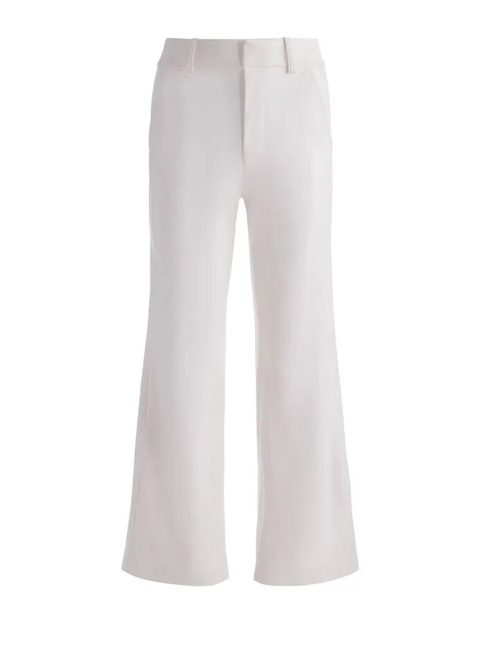 Alice Olivia PANTS WOMEN ALEXANDER VEGAN TROUSER Off White