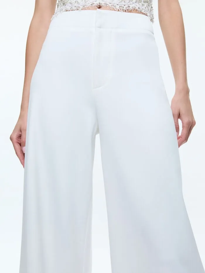 Alice Olivia PANTS WOMEN ANDRA PANT Off White
