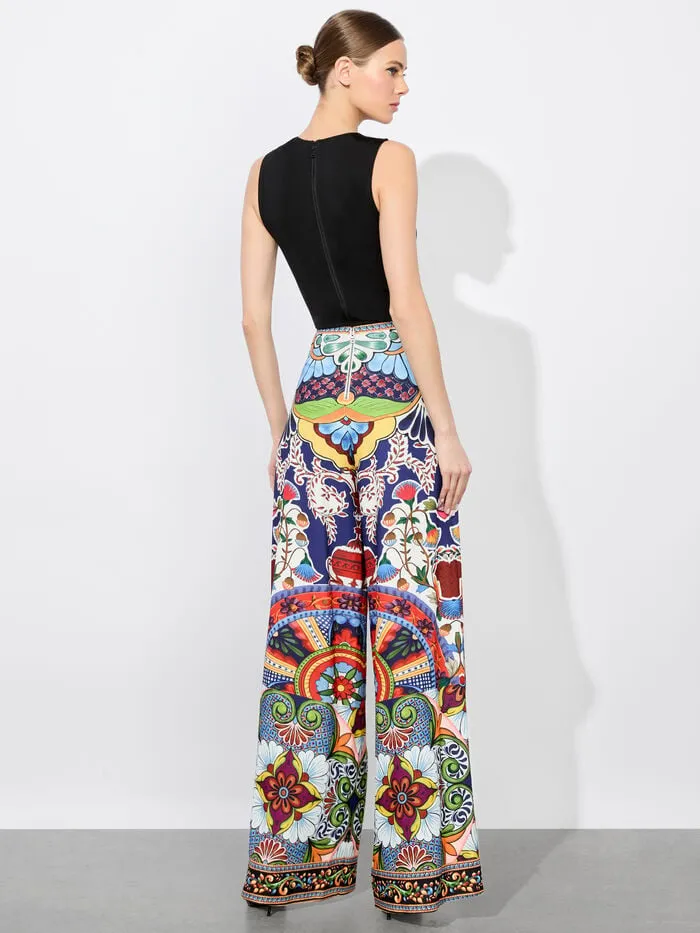 Alice Olivia PANTS WOMEN ATHENA WIDE LEG PANT On The Road