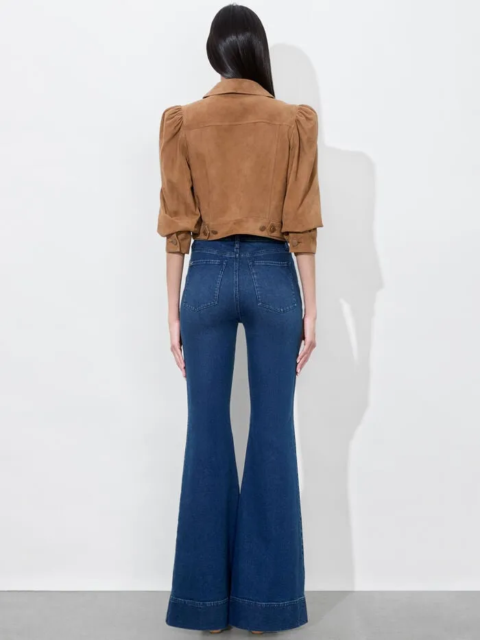 Alice Olivia PANTS WOMEN BEAUTIFUL BELL JEAN Love Train