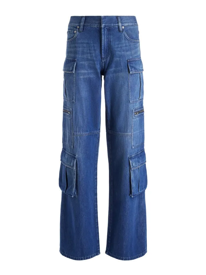 Alice Olivia PANTS WOMEN CAY CARGO JEAN Love Train