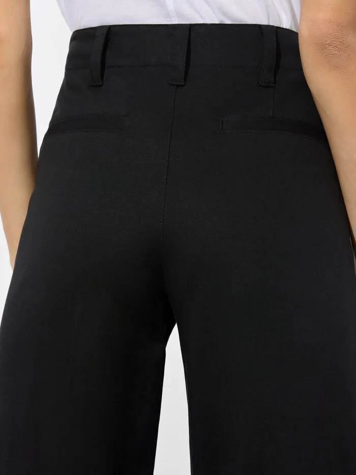 Alice Olivia PANTS WOMEN DAN CROPPED CHINO PANT Black