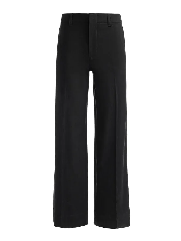 Alice Olivia PANTS WOMEN DAN CROPPED CHINO PANT Black