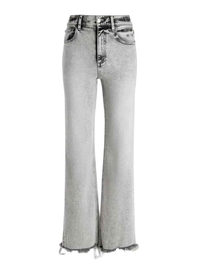Alice Olivia PANTS WOMEN DELANCEY JEAN Peyton Vintage Grey