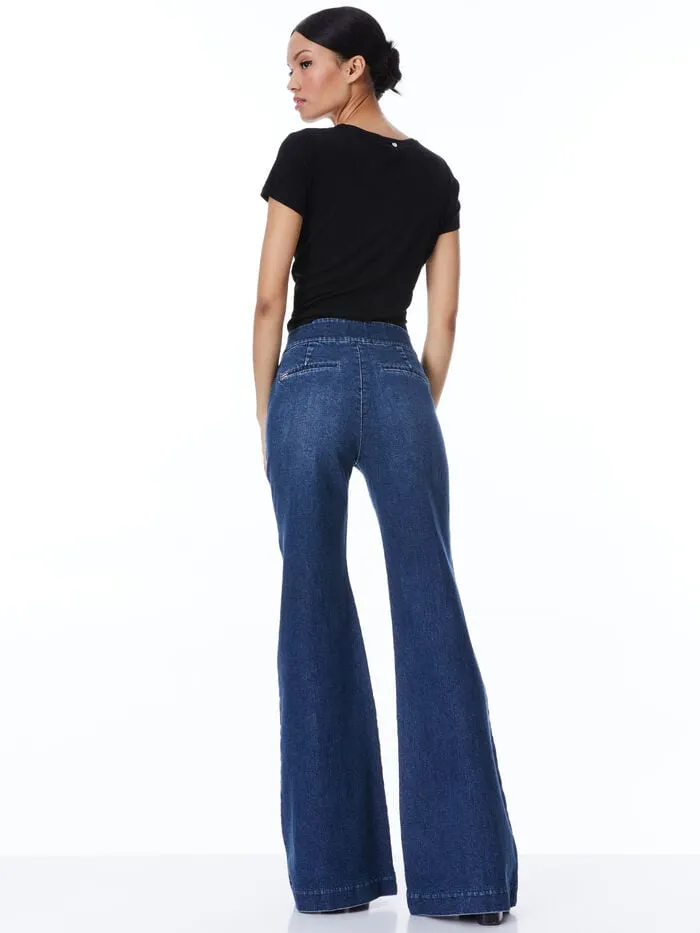 Alice Olivia PANTS WOMEN DYLAN JEAN Love Train