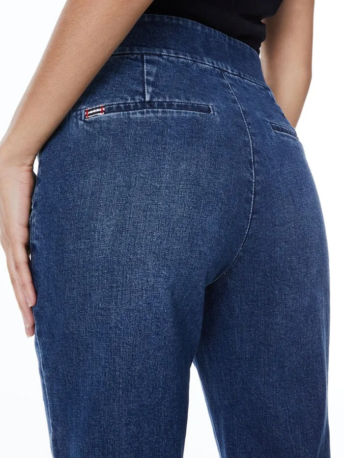 Alice Olivia PANTS WOMEN DYLAN JEAN Love Train