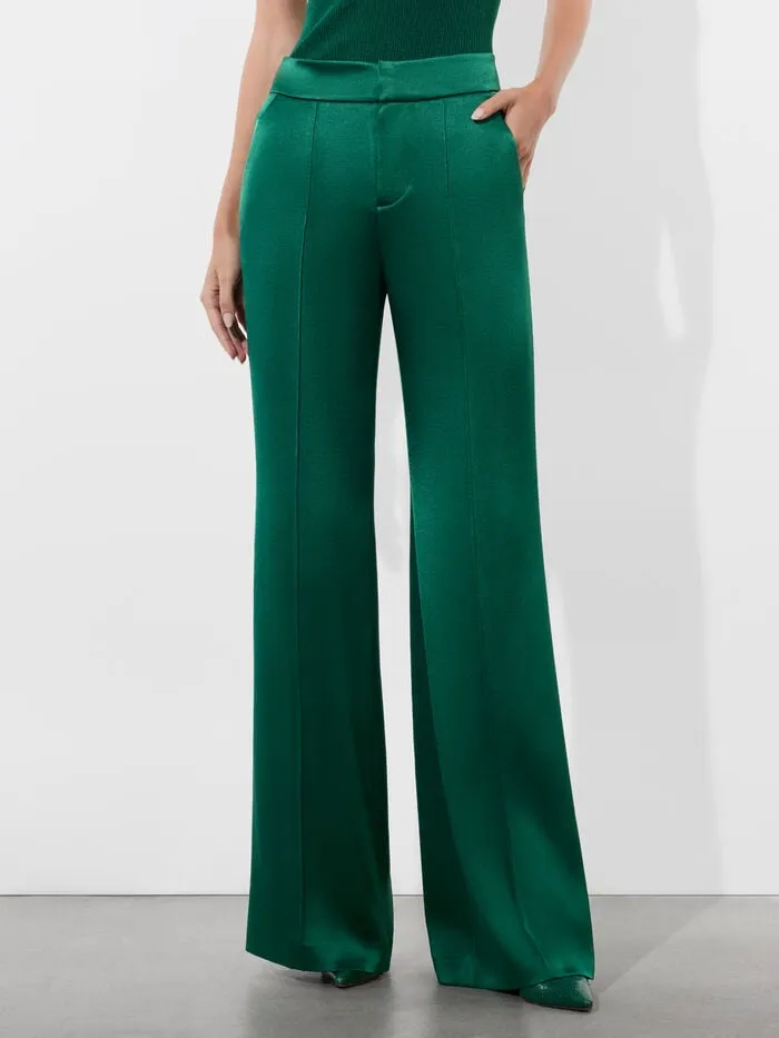 Alice Olivia PANTS WOMEN DYLAN PANT Forest Green