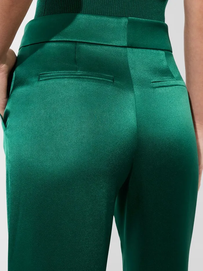 Alice Olivia PANTS WOMEN DYLAN PANT Forest Green