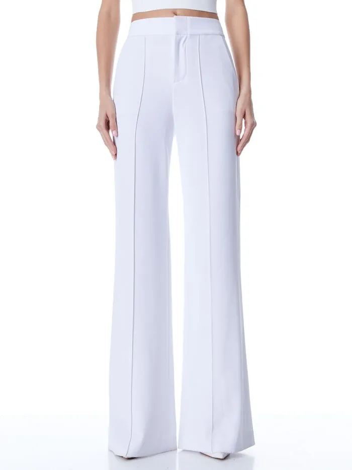 Alice Olivia PANTS WOMEN DYLAN PANT White