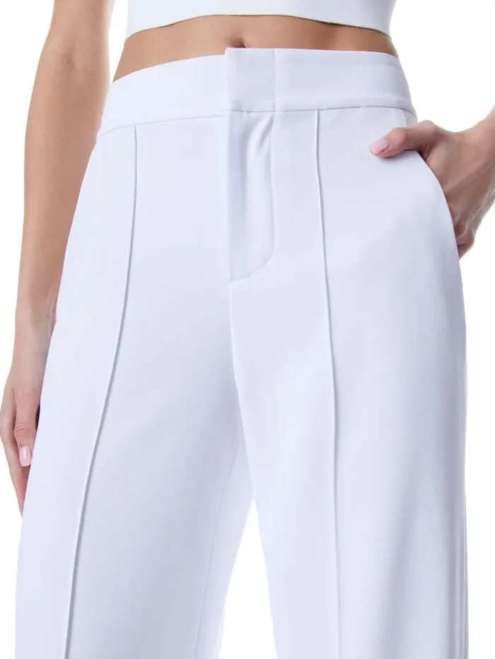 Alice Olivia PANTS WOMEN DYLAN PANT White