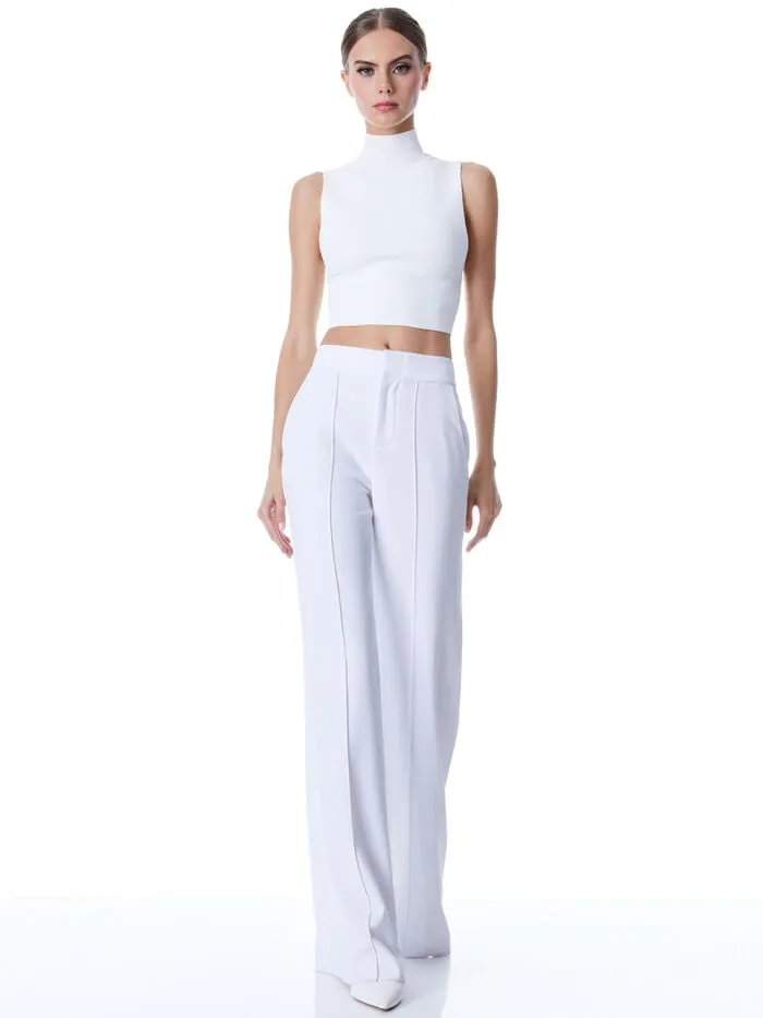 Alice Olivia PANTS WOMEN DYLAN PANT White