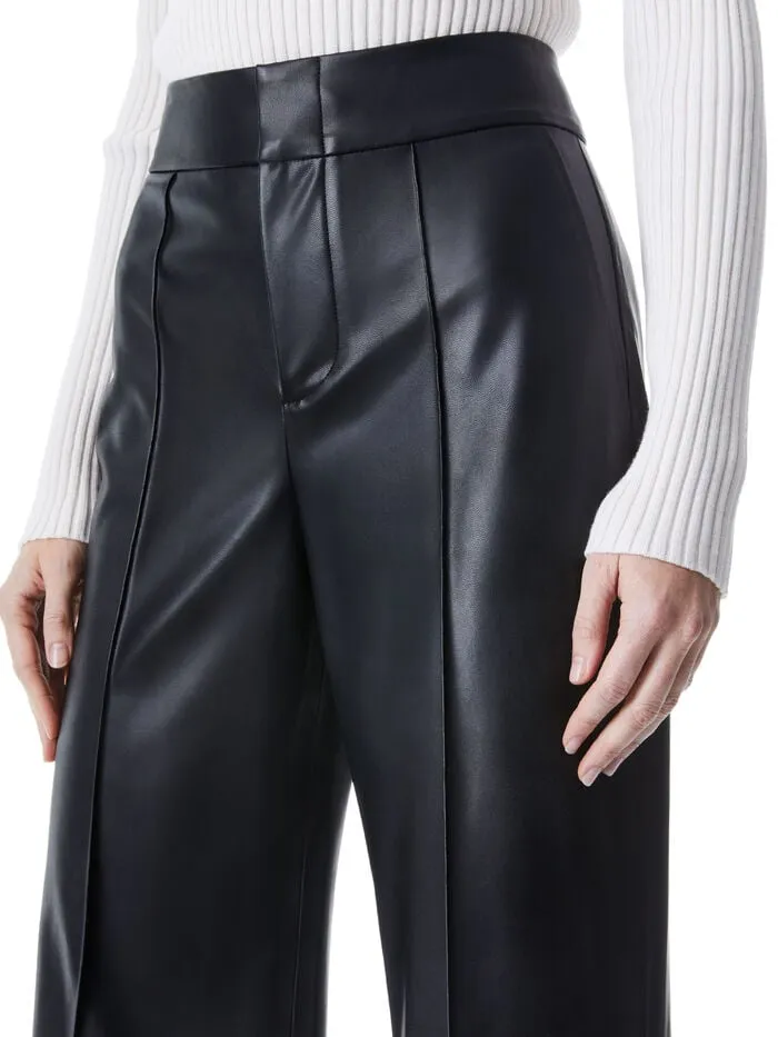 Alice Olivia PANTS WOMEN DYLAN VEGAN PANT Black