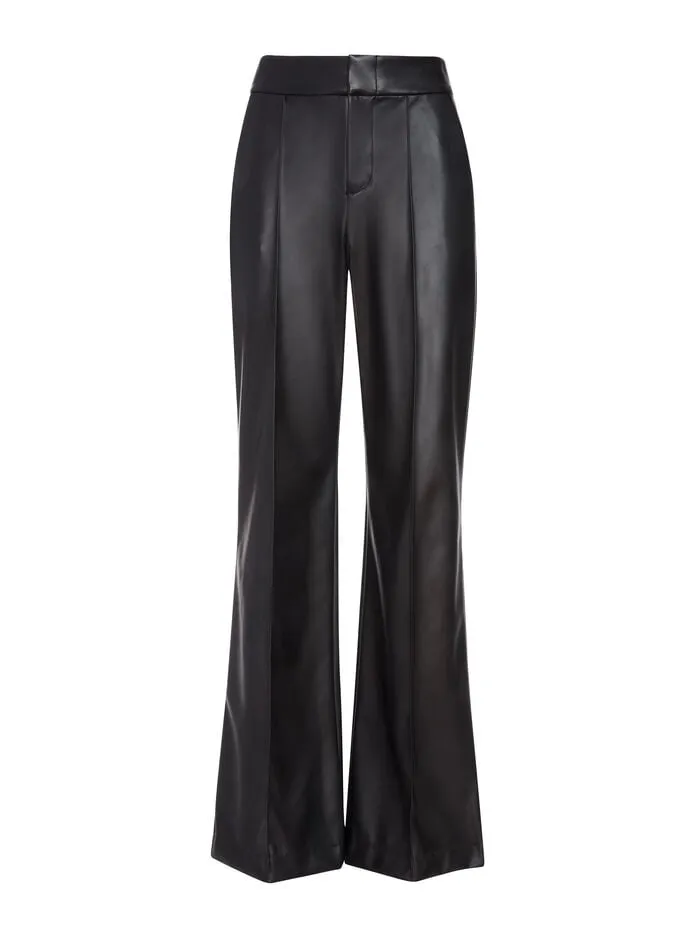 Alice Olivia PANTS WOMEN DYLAN VEGAN PANT Black