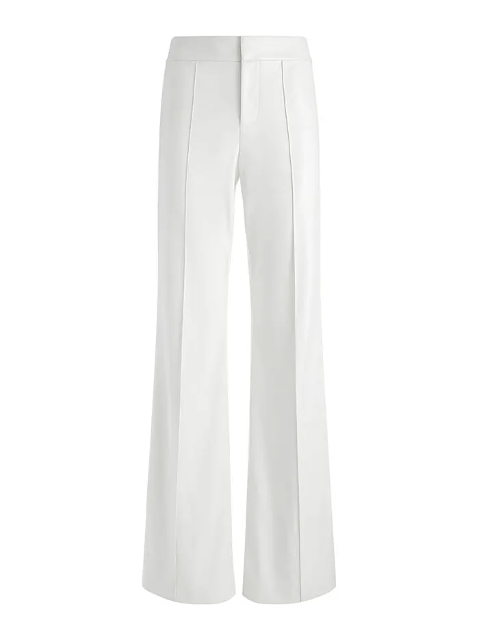 Alice Olivia PANTS WOMEN DYLAN VEGAN PANT Ecru