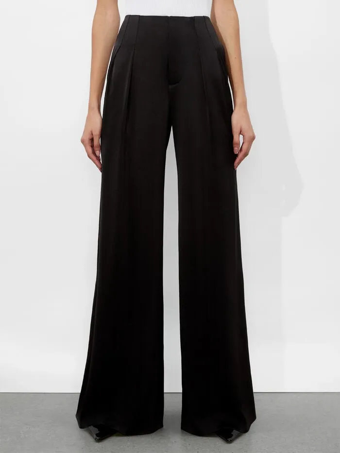 Alice Olivia PANTS WOMEN ELOISE WIDE LEG PANT Black
