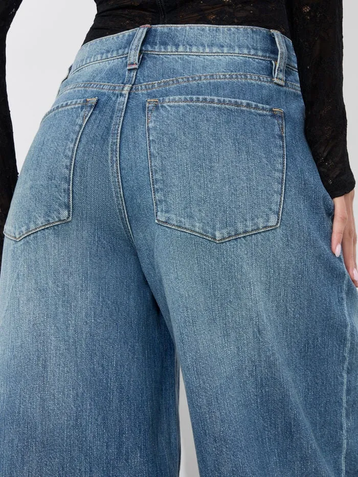 Alice Olivia PANTS WOMEN HARPER JEAN Liana Vintage Blue