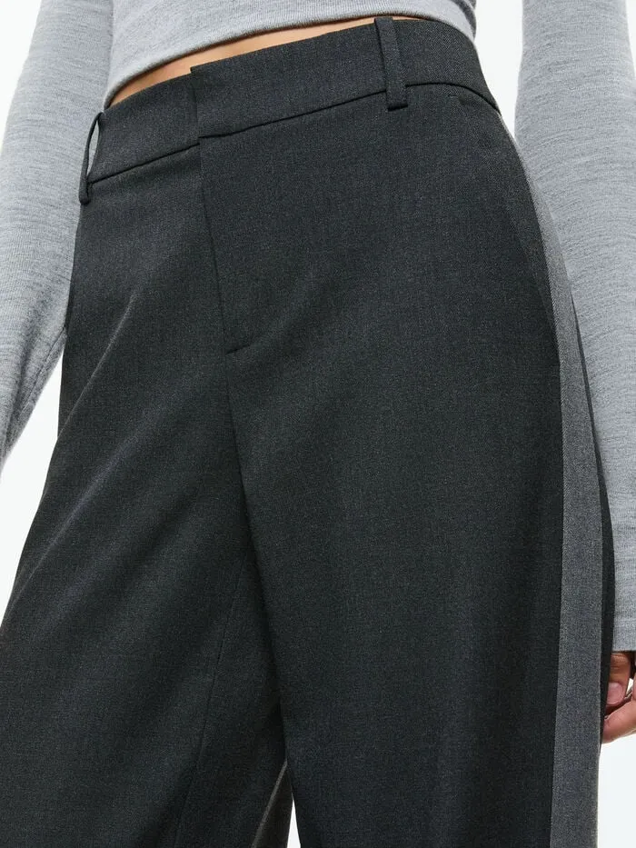 Alice Olivia PANTS WOMEN MAL PANT Charcoal Grey Melange