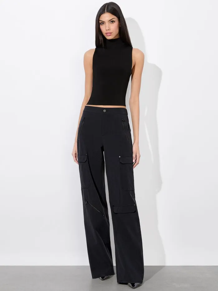 Alice Olivia PANTS WOMEN MILO CARGO PANT Black