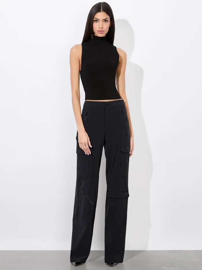 Alice Olivia PANTS WOMEN MILO CARGO PANT Black