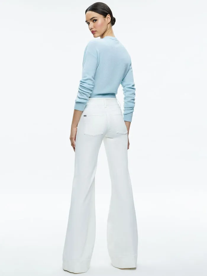 Alice Olivia PANTS WOMEN MISSA JEAN Off White