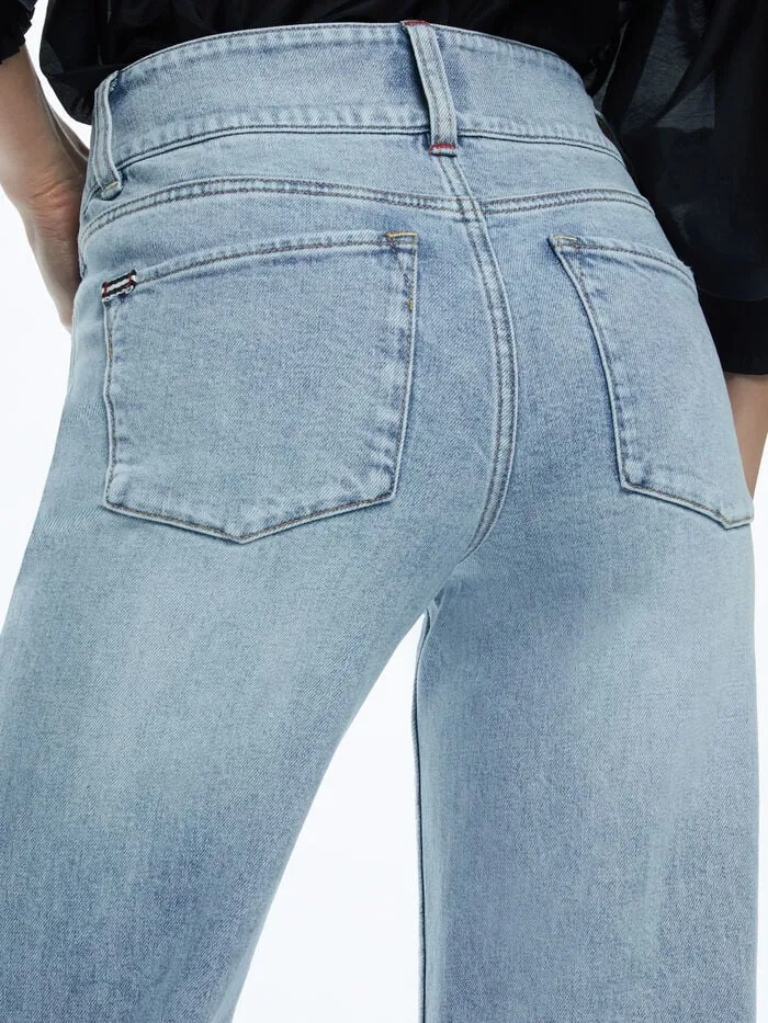 Alice Olivia PANTS WOMEN MISSA JEAN Rockstar Blue