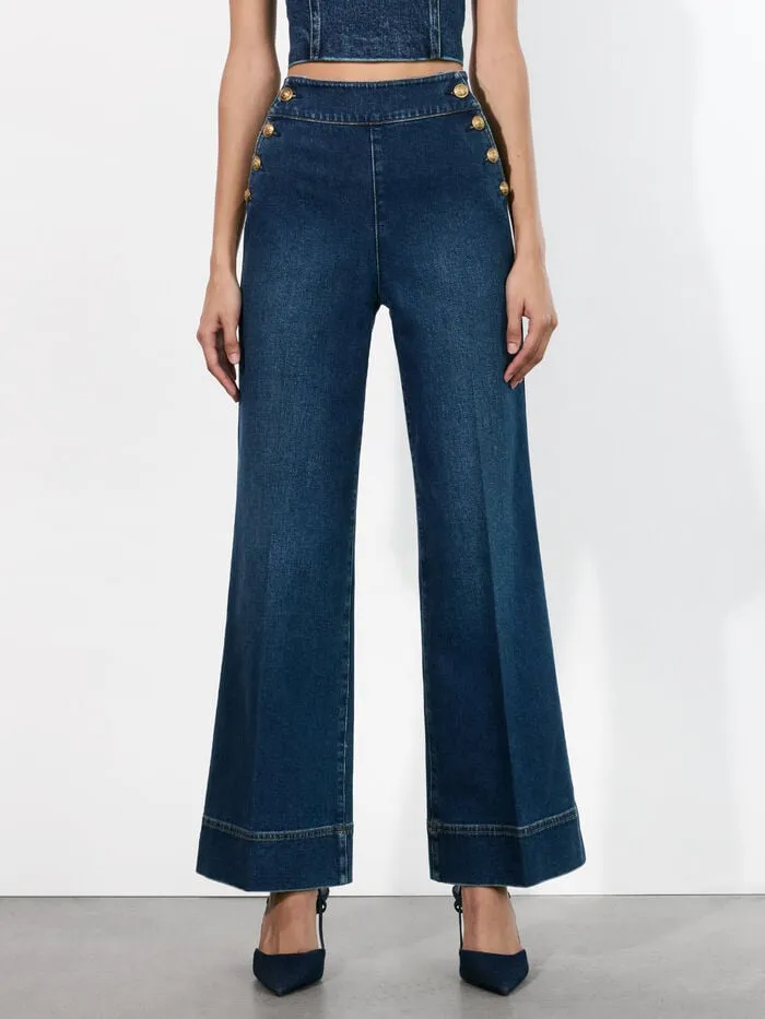 Alice Olivia PANTS WOMEN NARIN JEAN Love Train