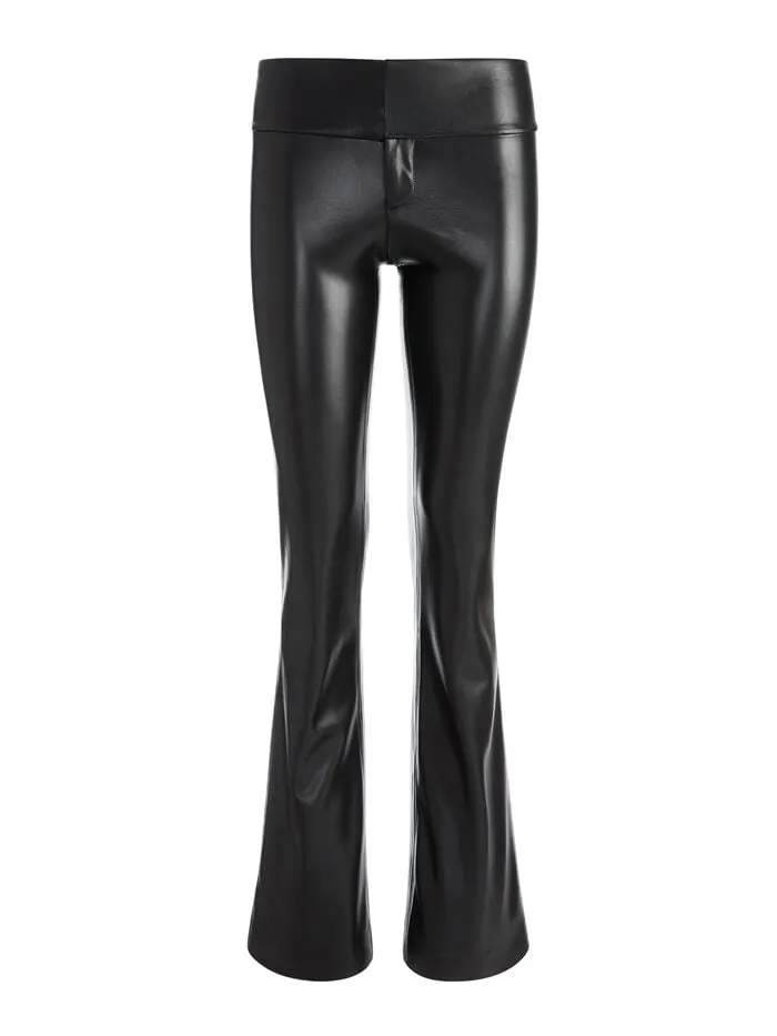 Alice Olivia PANTS WOMEN OLIVIA VEGAN PANT Black