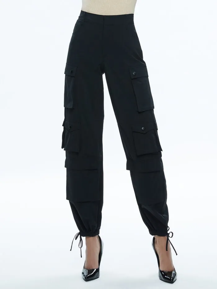 Alice Olivia PANTS WOMEN OLYMPIA CARGO PANTS Black