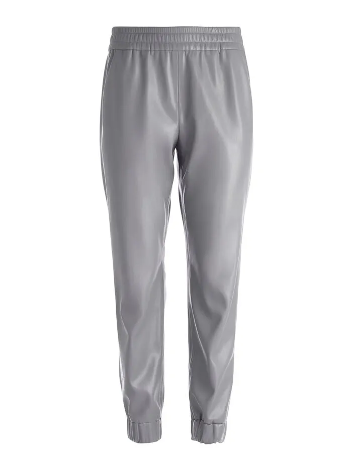 Alice Olivia PANTS WOMEN PETE VEGAN PANT Storm Grey