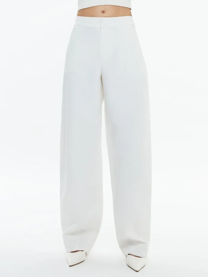 Alice Olivia PANTS WOMEN PORTER BALLOON TROUSER Off White
