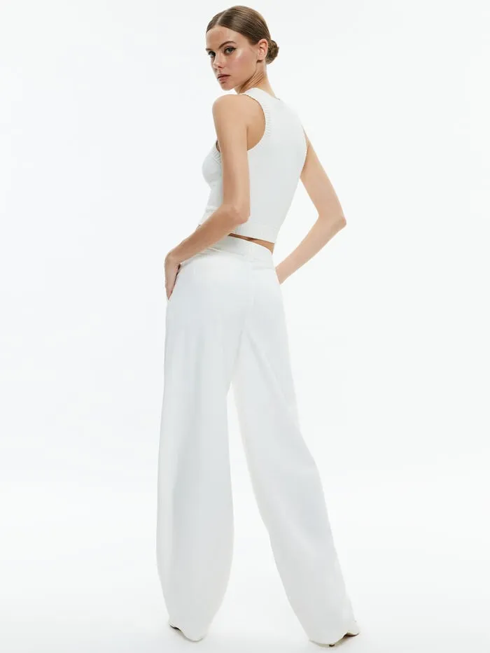 Alice Olivia PANTS WOMEN PORTER BALLOON TROUSER Off White