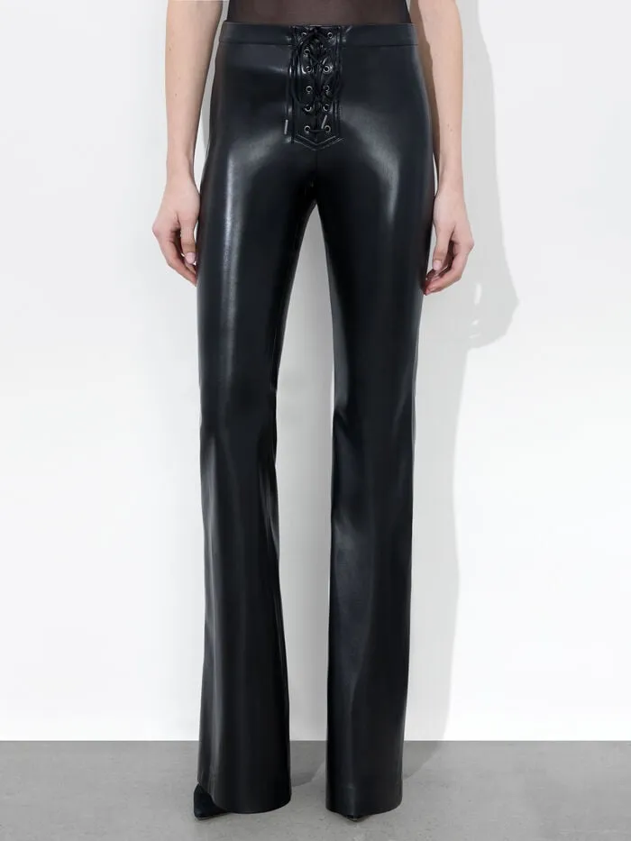 Alice Olivia PANTS WOMEN RAVYN VEGAN PANT Black