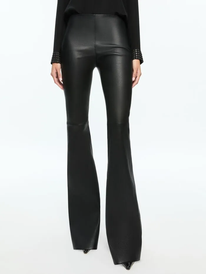 Alice Olivia PANTS WOMEN RMP LEATHER PANT Black