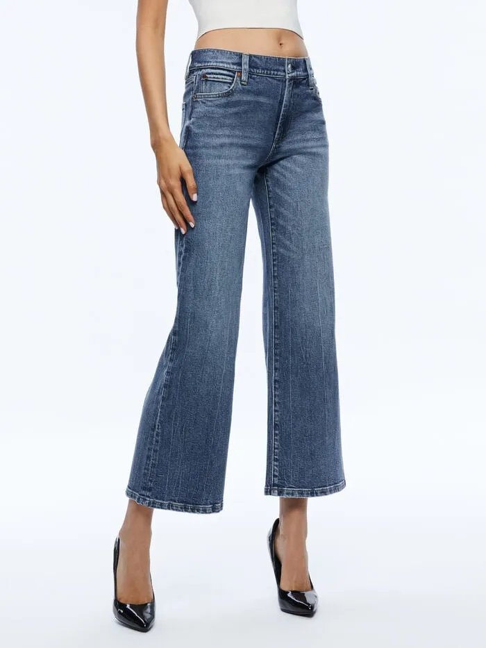 Alice Olivia PANTS WOMEN ROXIE JEAN Brooklyn Blue