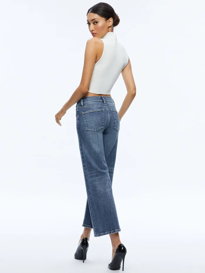 Alice Olivia PANTS WOMEN ROXIE JEAN Brooklyn Blue