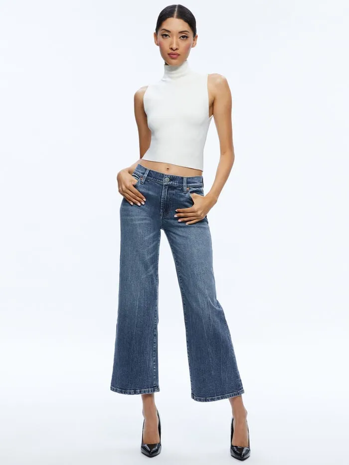 Alice Olivia PANTS WOMEN ROXIE JEAN Brooklyn Blue
