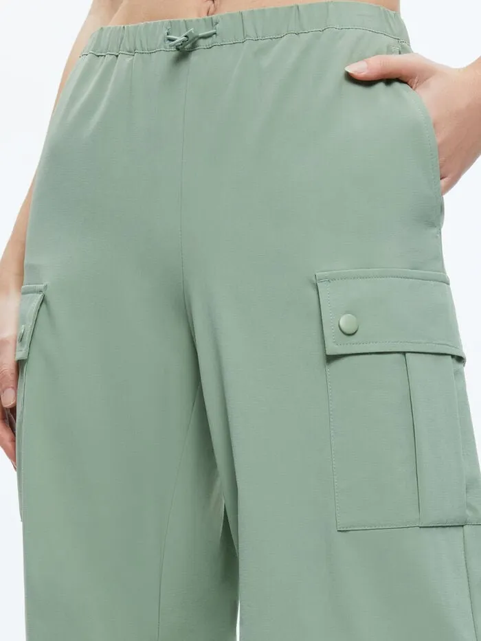 Alice Olivia PANTS WOMEN SHARA PARACHUTE CARGO PANT Sage
