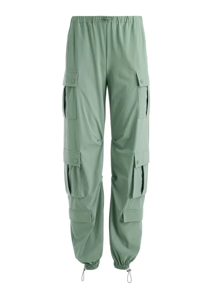 Alice Olivia PANTS WOMEN SHARA PARACHUTE CARGO PANT Sage